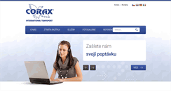 Desktop Screenshot of corax.cz