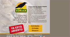 Desktop Screenshot of corax.es